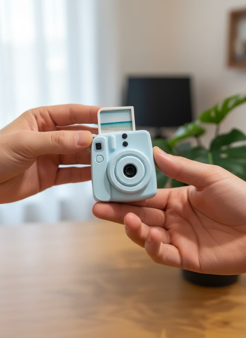 Llavero polaroid como regalo
